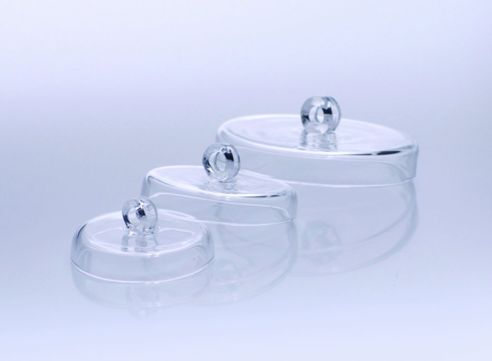 Deckel für Tiegel, Quarzglas