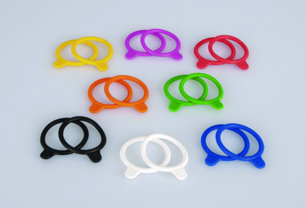 Bottle Tag, GL45, Multipackung, bestehend aus 2x blau, 2x lila, 2x grün, 2x rot, 2x orange, 2x gelb, 2x schwarz, 2x weiß, VE=16 Stück