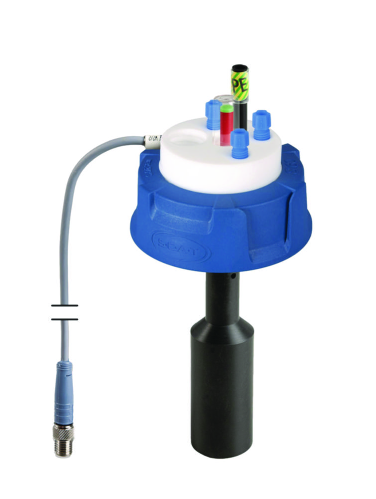 SafetyWasteCap, V2.0, S60/61 elektronische Füllstandskontrolle,, 3x2.3/3.2mm OD