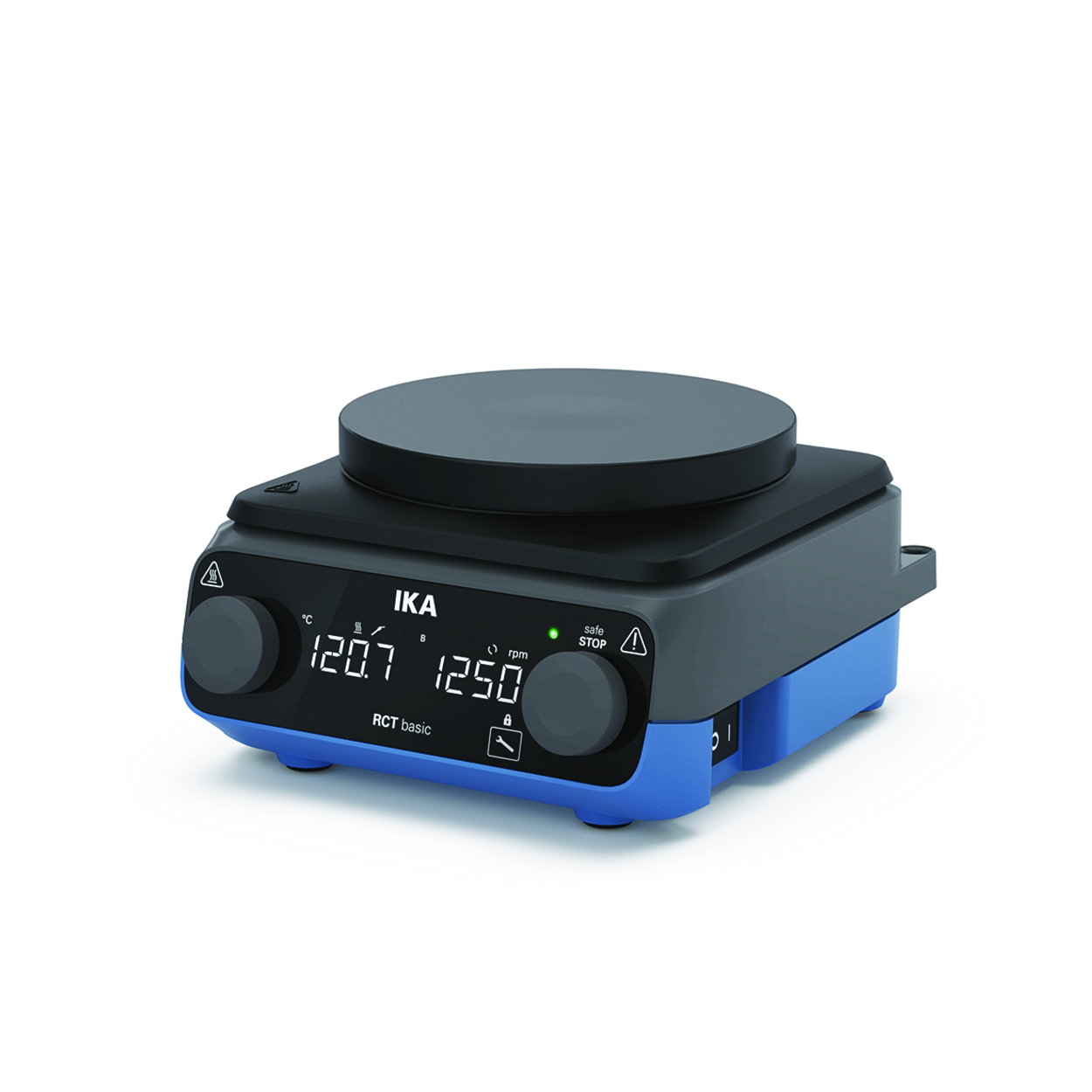 Magnetrührer mit Heizung RCT basic anodized