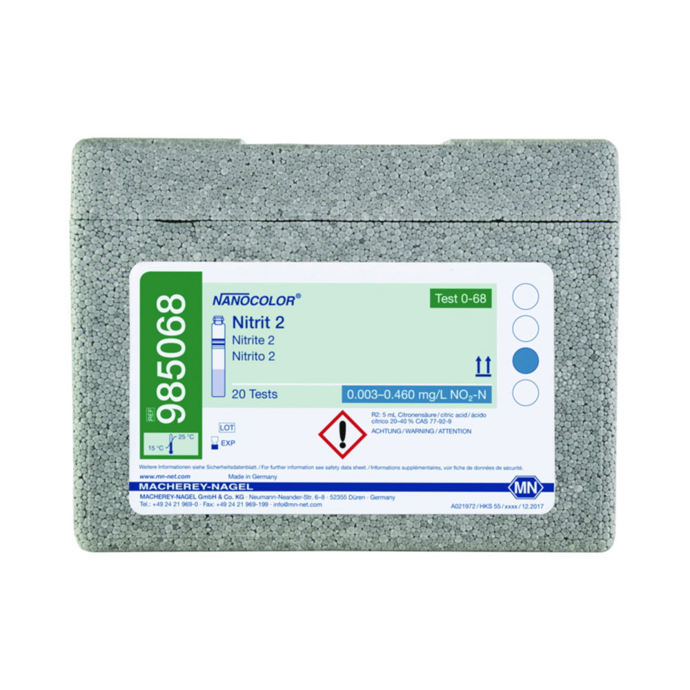 Rundküvettentests NANOCOLOR® Nitrat / Nitrit
