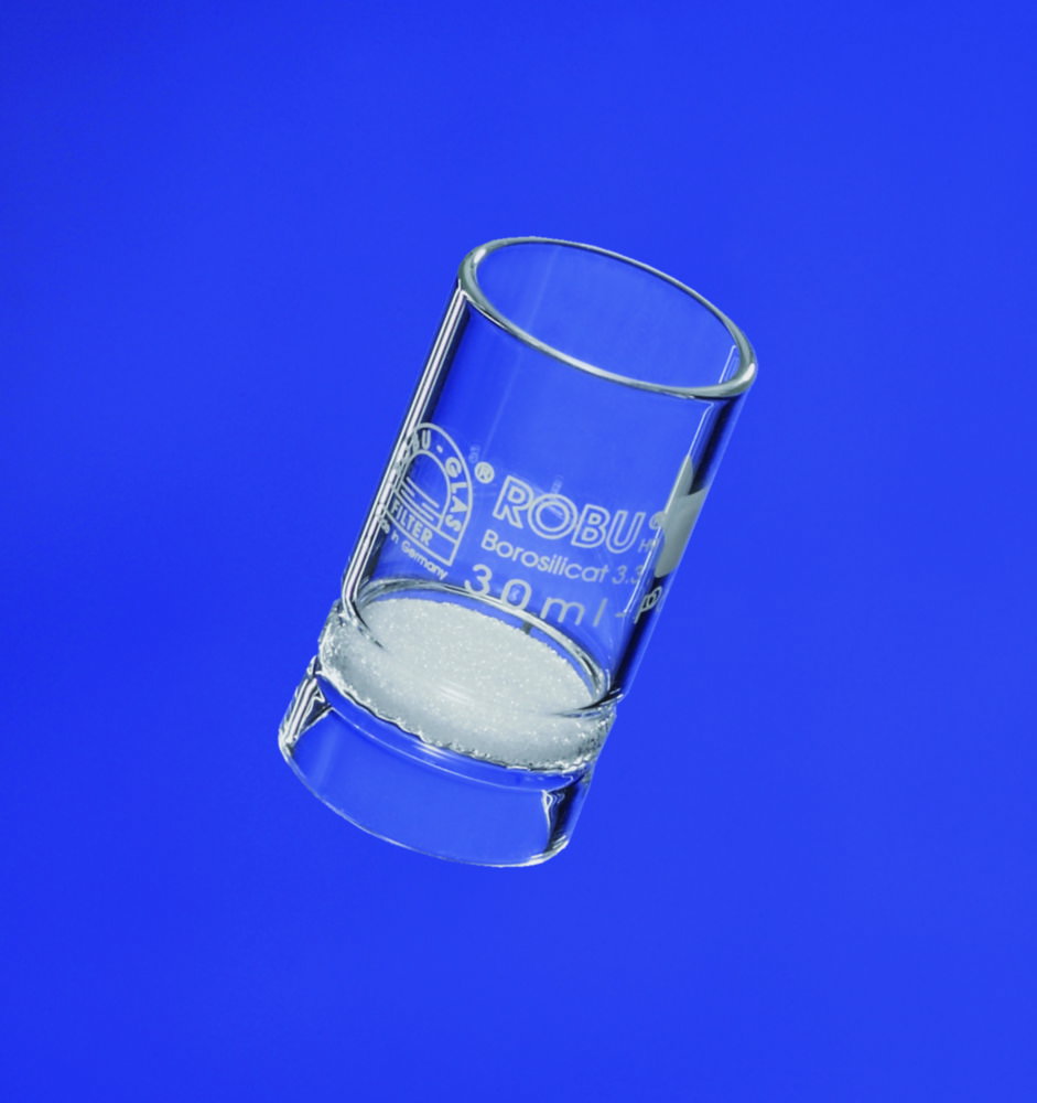 Rohfaser-Tiegel VitraPOR®, Borosilikatglas 3.3