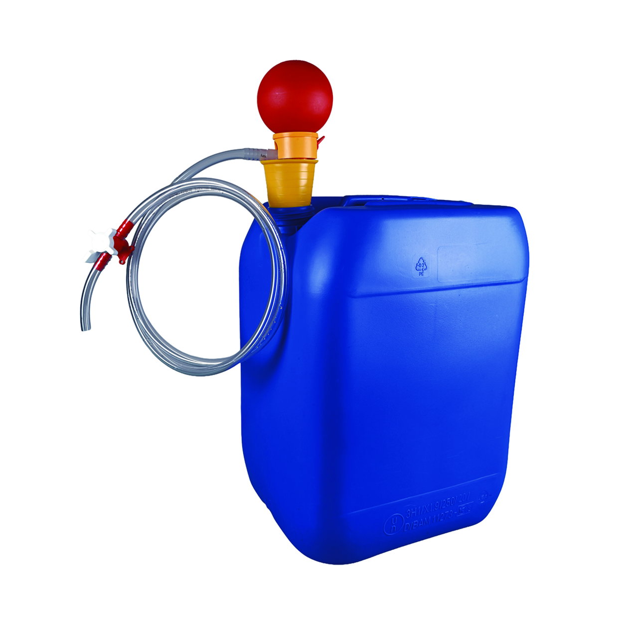 Handpumpen OTAL®, PP, mit Schlauch und Hahn