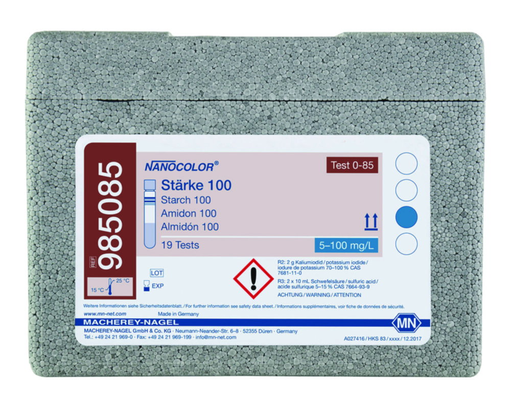 Rundküvettentests NANOCOLOR® Stärke