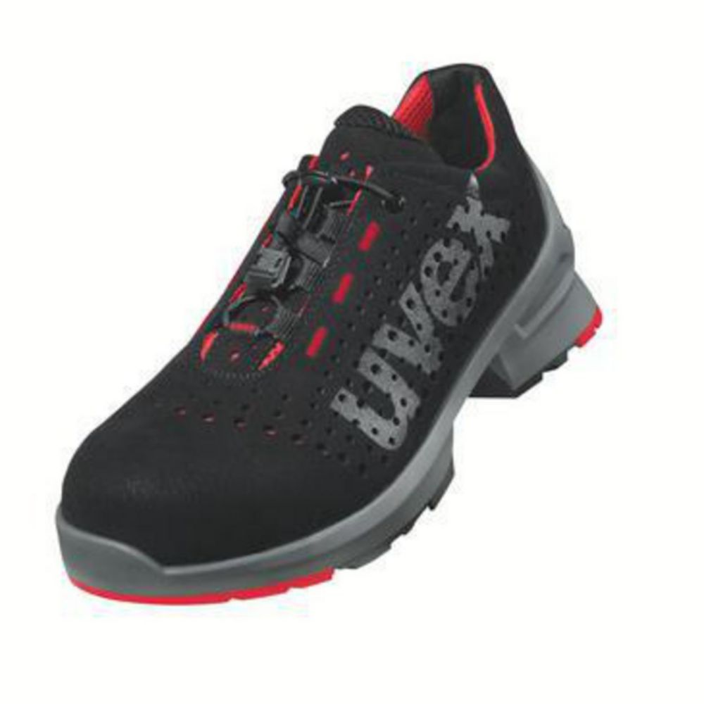 Halbschuhe S1 85468, Gr. 50 rot, Weite 11, Paar