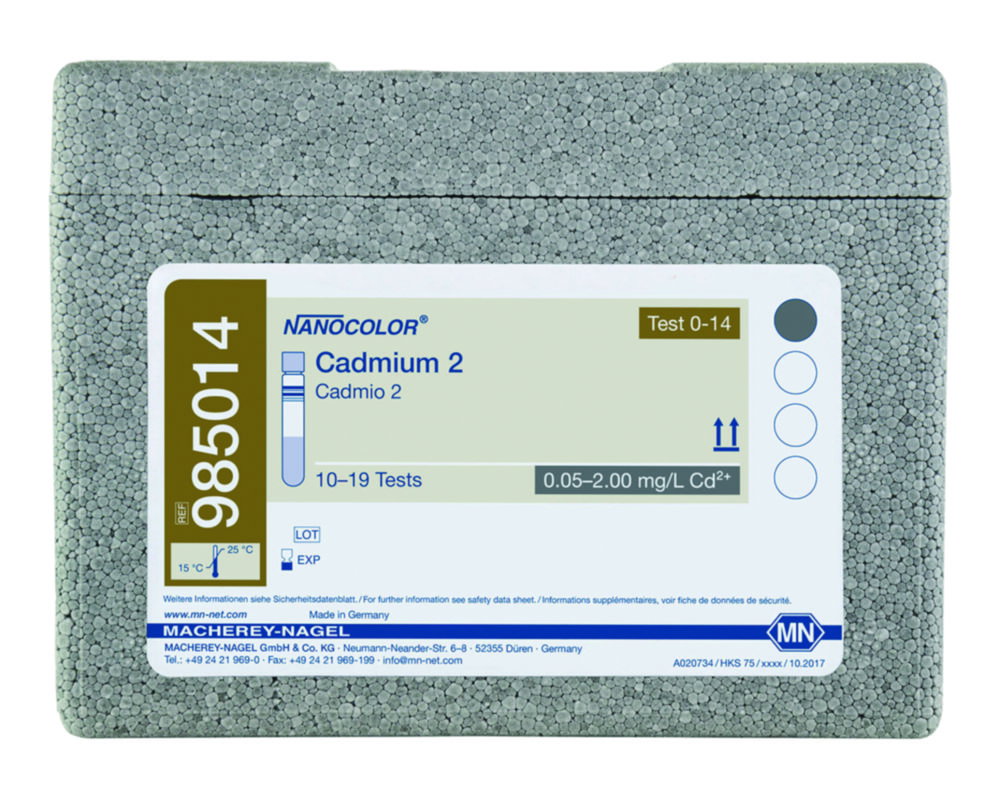 Rundküvettentests NANOCOLOR® Cadmium