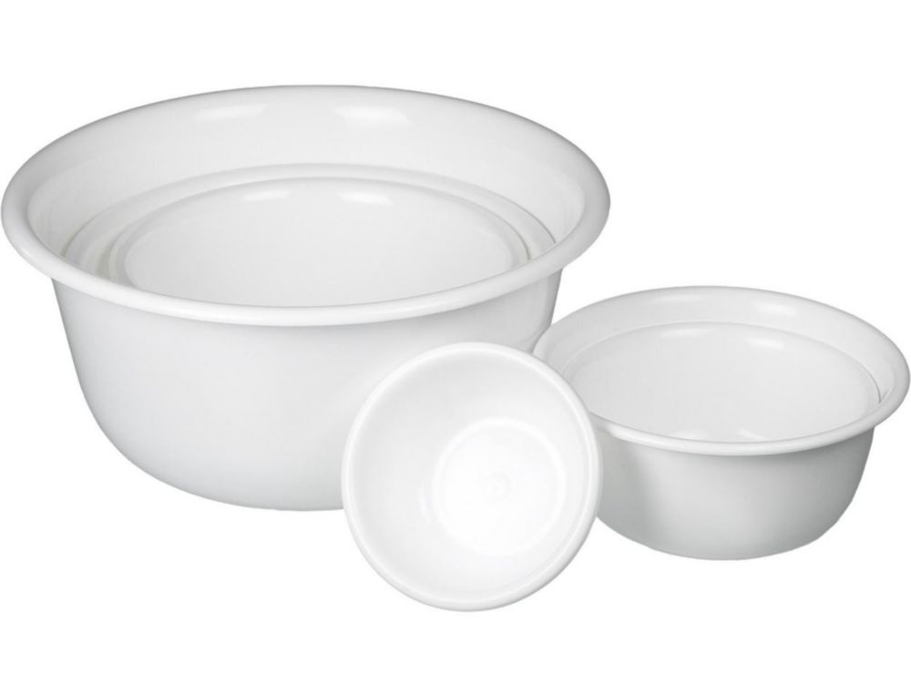 Schüssel 0,9 ltr., PP sterilisierbar, weiß, Ø 160 mm