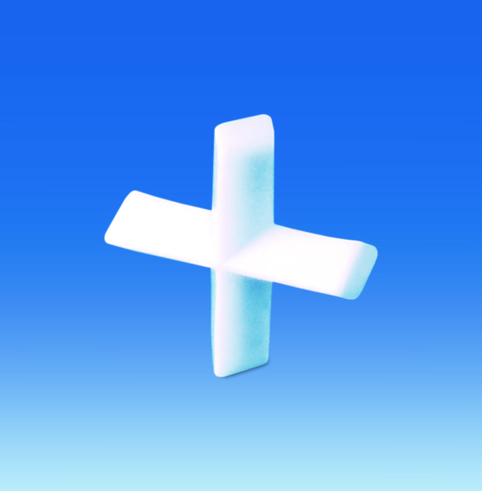 Magnetrührstäbchen, kreuzförmig, PTFE