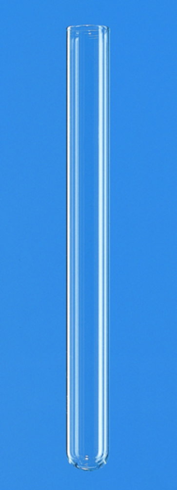 Kulturröhrchen, Natron-Kalk-Glas, mit glattem Rand