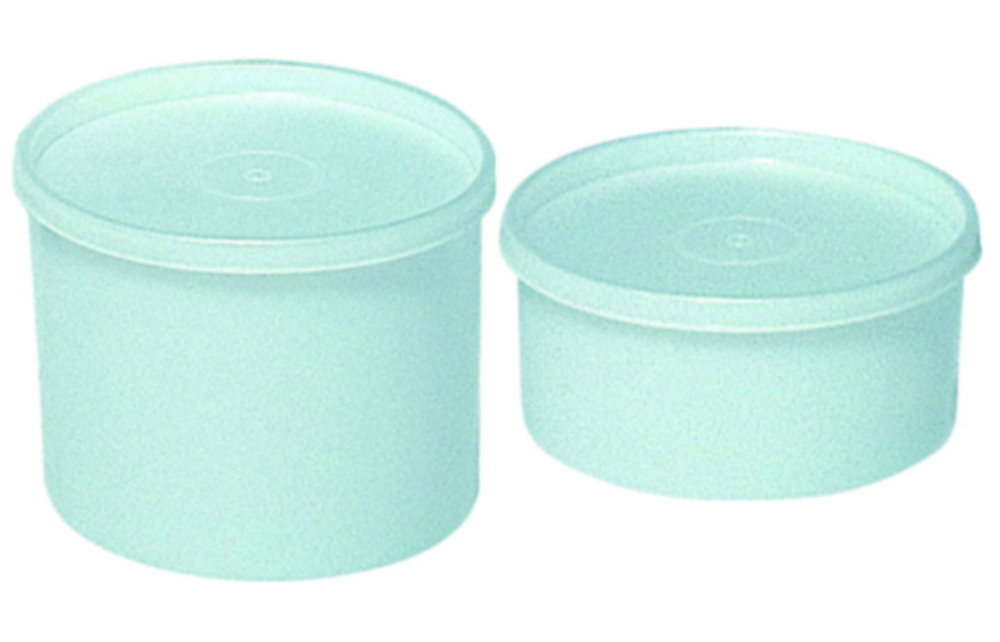 Universaldosen, HDPE, mit Deckel, LDPE