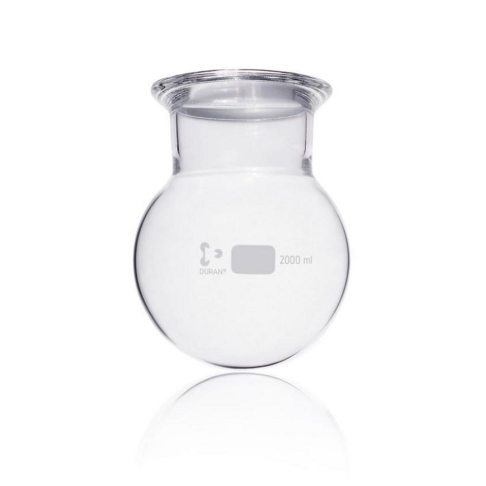 Planschliff-Rundkolben 2 Ltr. DN 100, DURAN