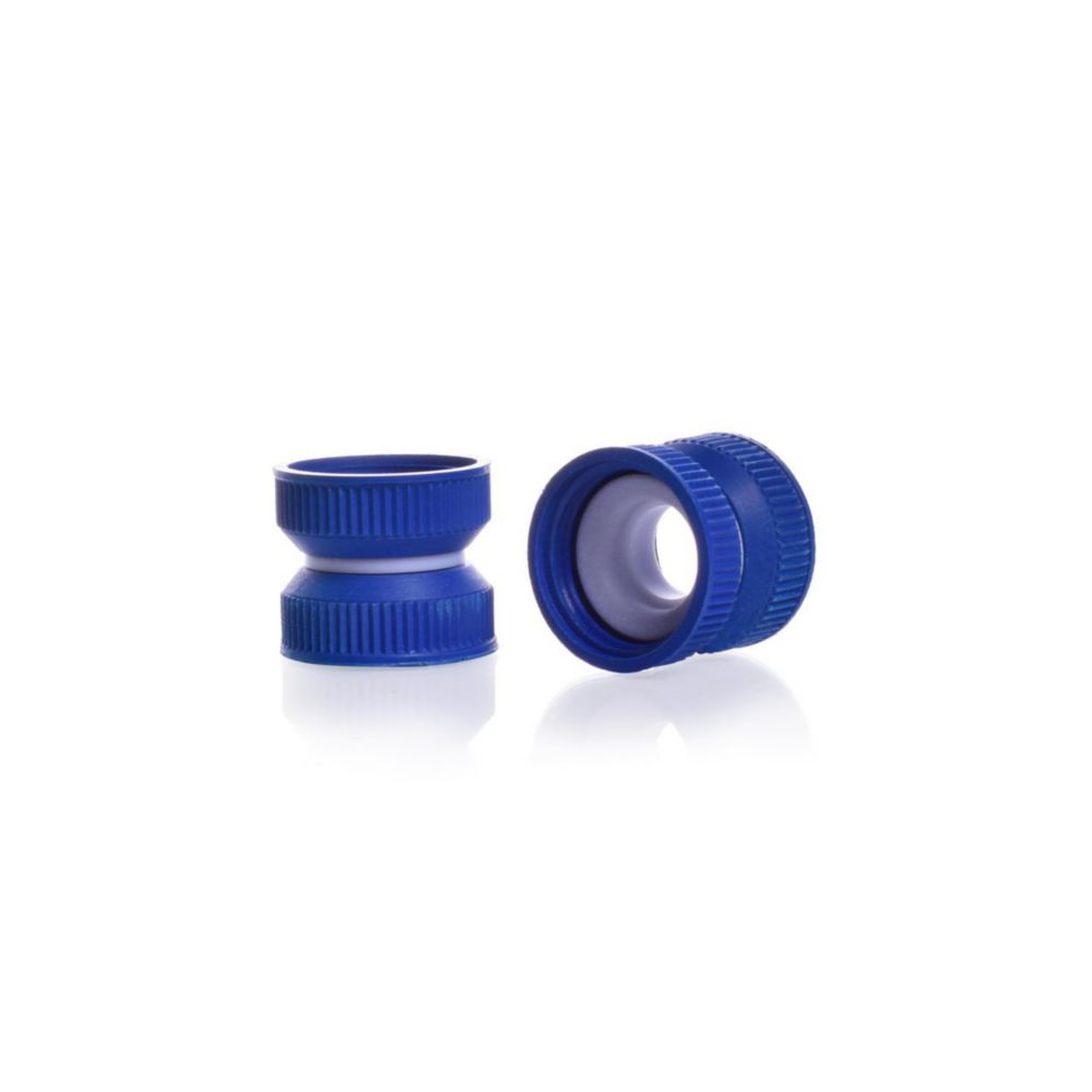 Gewindeanschlussadapter, PP schwarz, mit PTFE-Dichtungen 20-400 zu 24-400