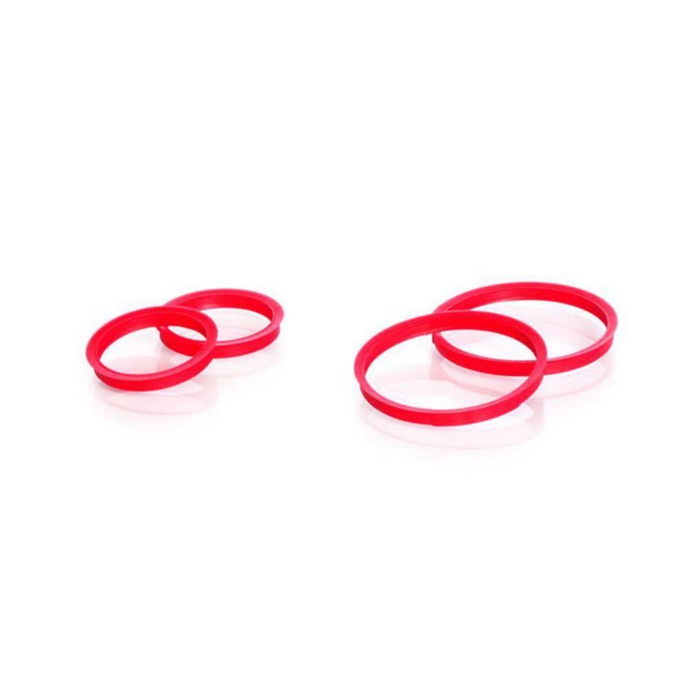 Ausgießringe, ETFE | Gewinde: GL 32, Farbe: rot, Temperaturbeständigkeit: 180 °C