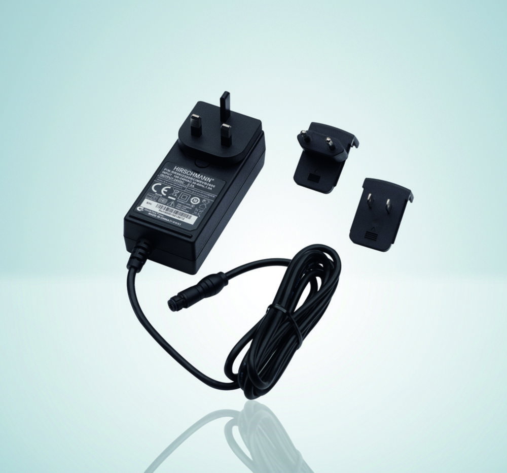 Ladegerät für Pipettierhelfer pipetus®, Flaschenaufsatz-Dispenser und Digitalbüretten opus®