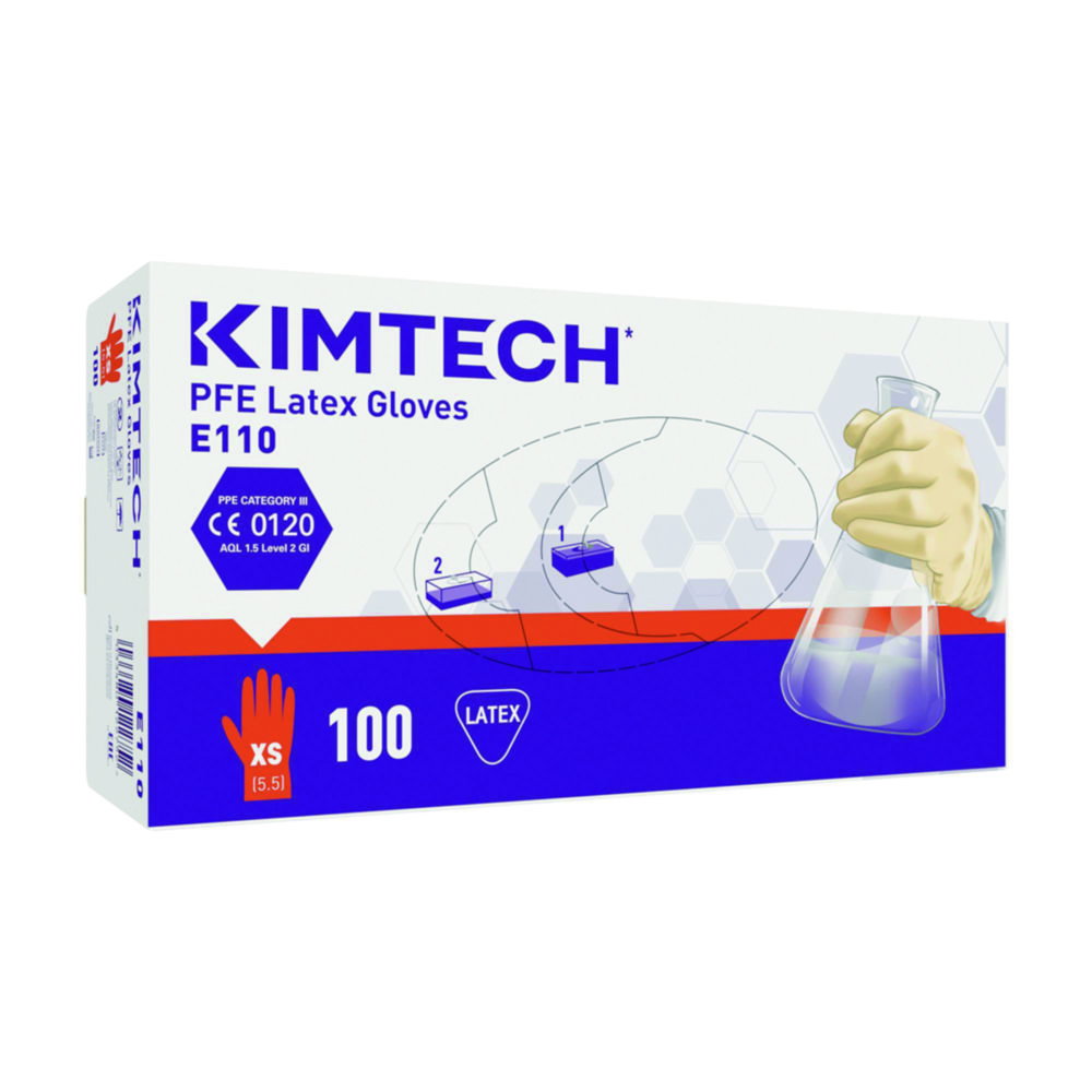 Einmalhandschuhe Kimtech™ PFE, Latex | Handschuhgröße: S, Länge: 240 mm