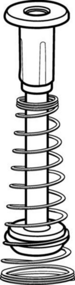 Kolben 1000µl mit Dichtung und Feder variabel: 100-1000µl, fix:200µl, 250µl, 500µl,
