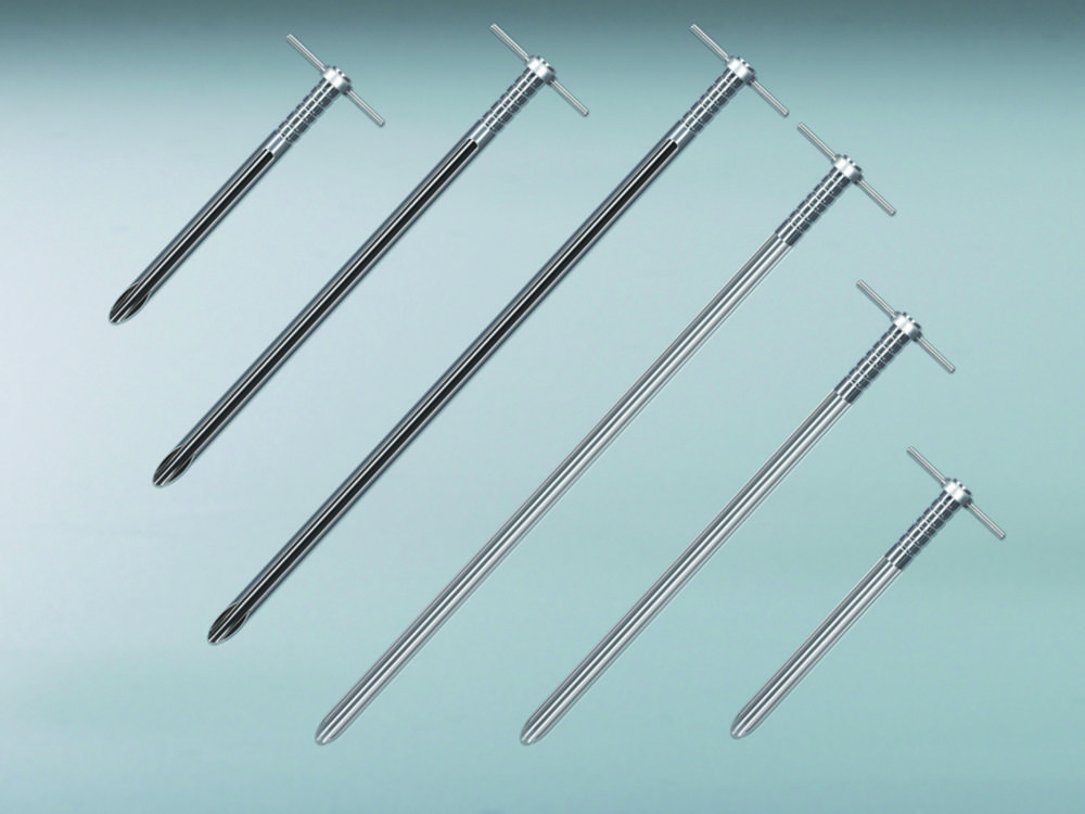 Pigmentstecher, Edelstahl V4A (1.4404), mit vierteloffener Nut