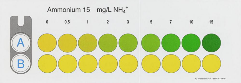 VISOCOLOR ECO Farbkarte Ammonium 15 passend zu Art.-Nr. 931010