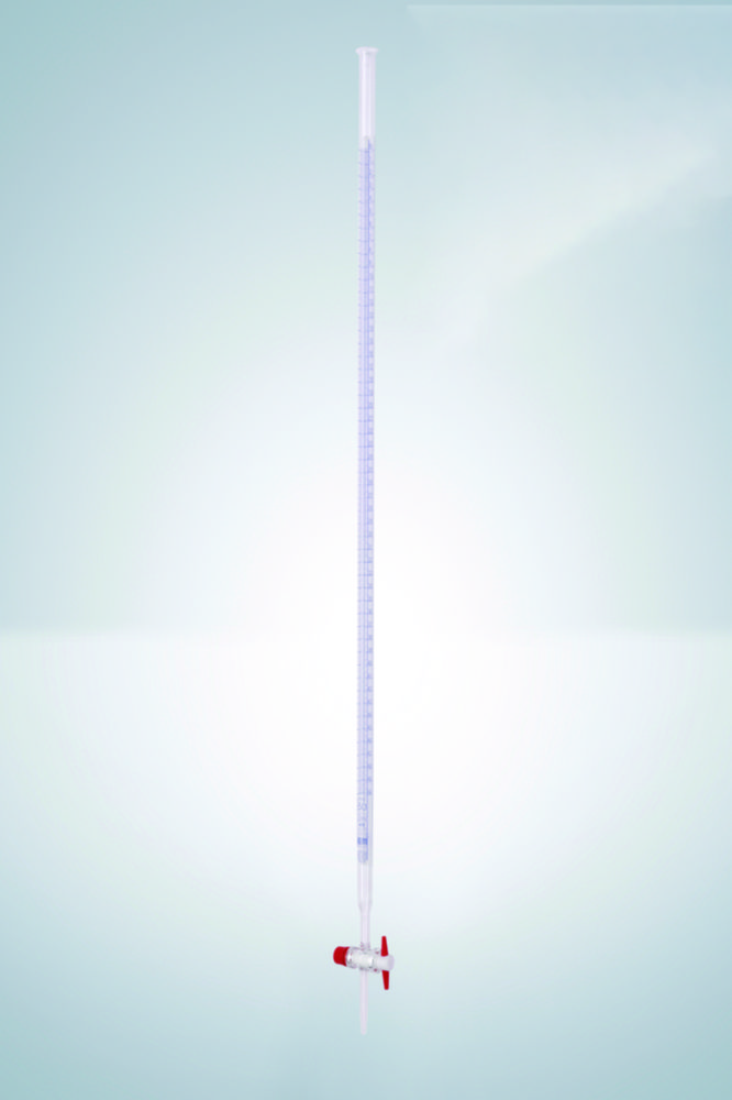 Büretten mit geradem Hahn, DURAN®, Klasse AS, mit PTFE-Küken