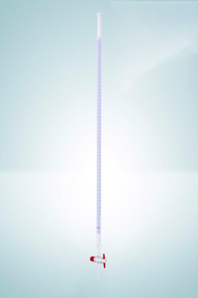 Büretten mit geradem Hahn, DURAN®, Klasse AS, mit PTFE-Küken