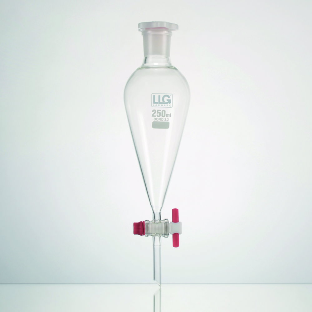 LLG-Scheidetrichter, konisch, Borosilikatglas 3.3