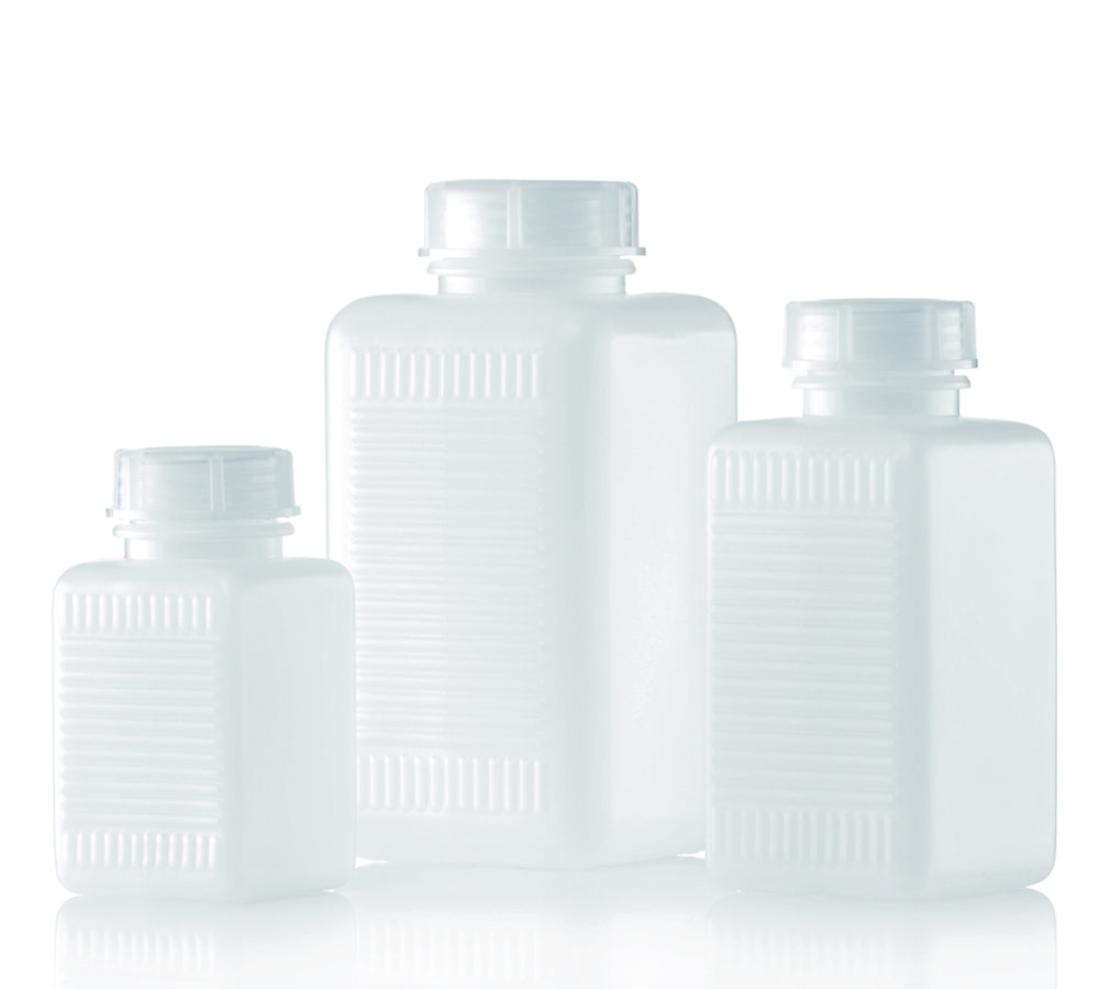 Vierkant-Weithalsbehälter ohne Verschluss Serie 310, HDPE