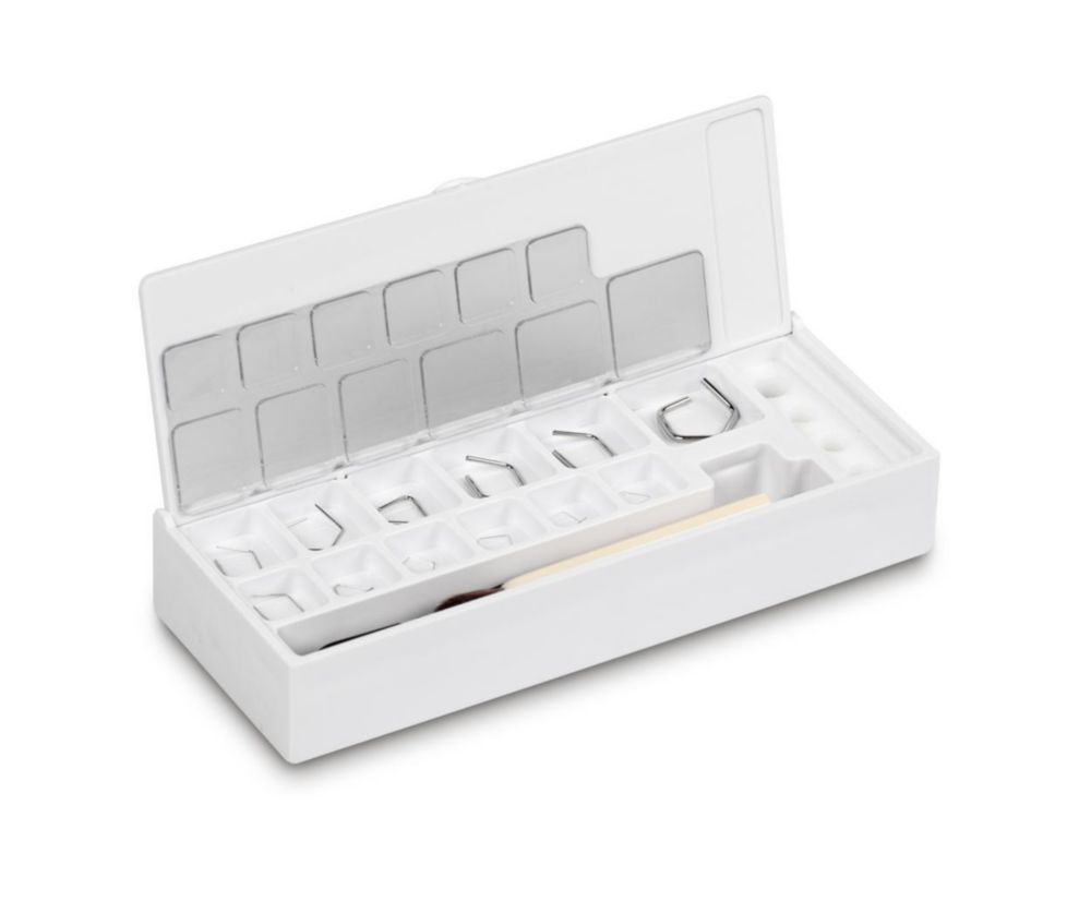 E2 1 mg - 500 mg Gewichtsatz Draht im Kunststoff-Etui, Edelstahl poliert