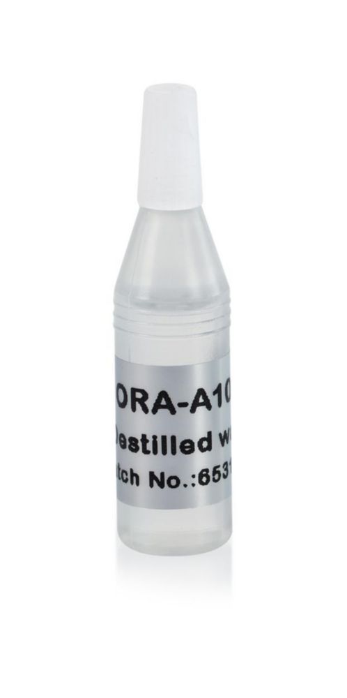 Kalibrierflüssigkeit (destilliertes Wasser) match 0 %. 2,5 ml