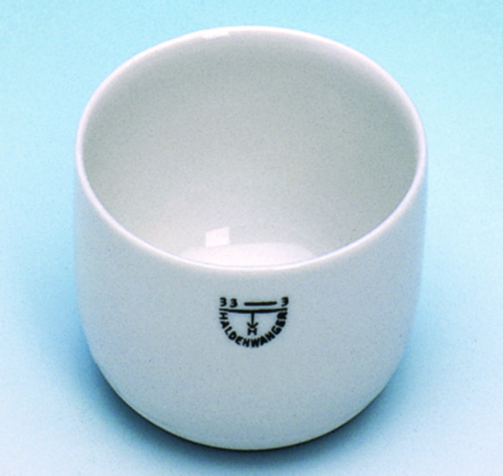 Glühschälchen, Porzellan, zylindrische Form
