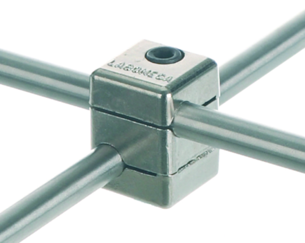 Doppelmuffe viereckig, Laboral-Aluminiumlegierung