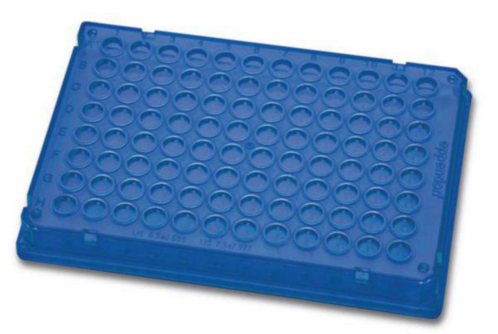 twin.tec PCR Plate 384, (Wells farblos) blau, 300 Stück