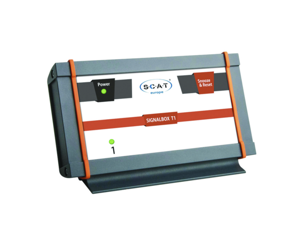 Signalbox T1 mit Netzteil (EU/UK/US) und Potenzialfreiem Ausgang