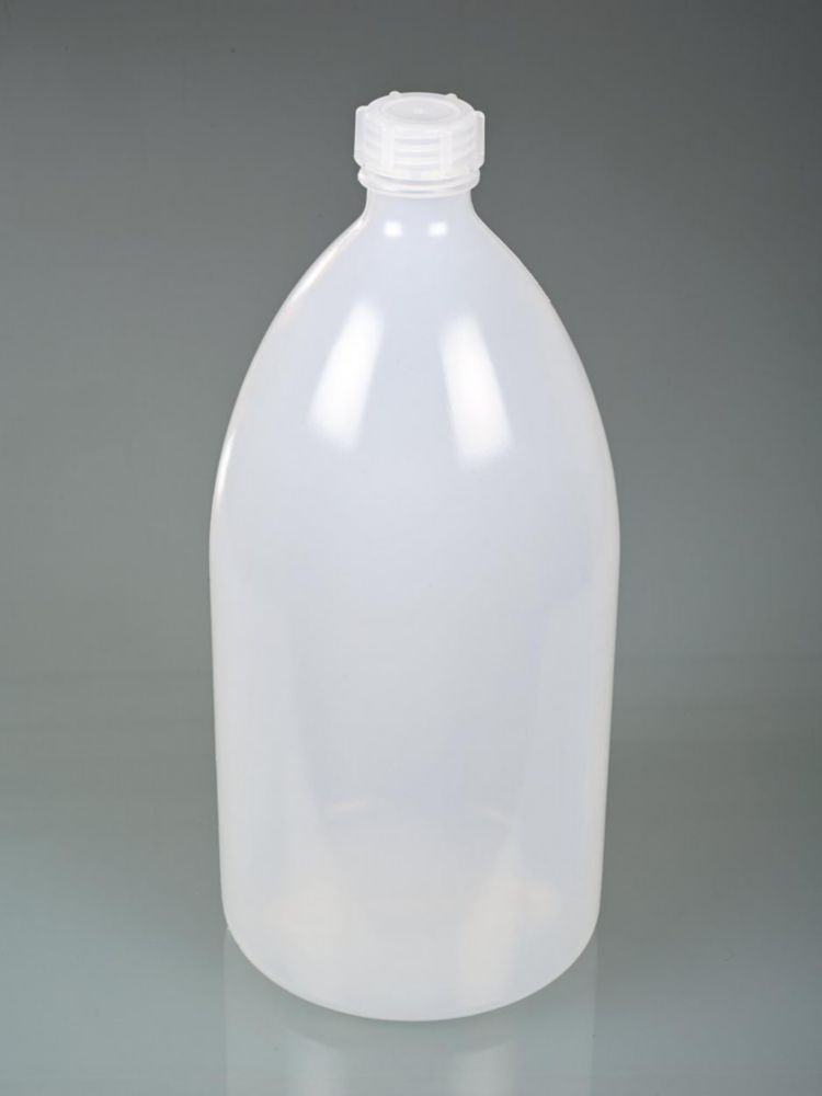 Verpackungsflasche 3000 ml LDPE transparent, mit Gewinde GL 32