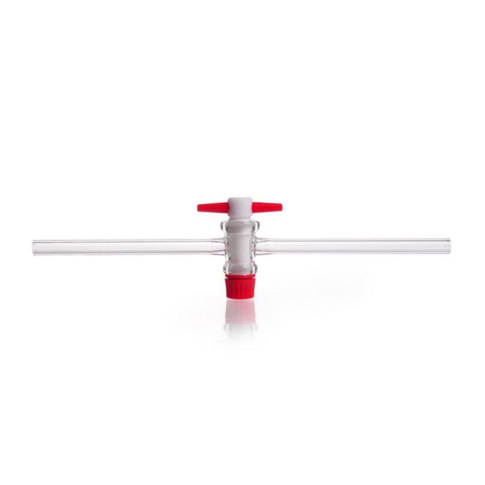 DURAN® Einweghähne, komplett mit PTFE-Küken, Bohrung 2,5 mm, NS 12.5