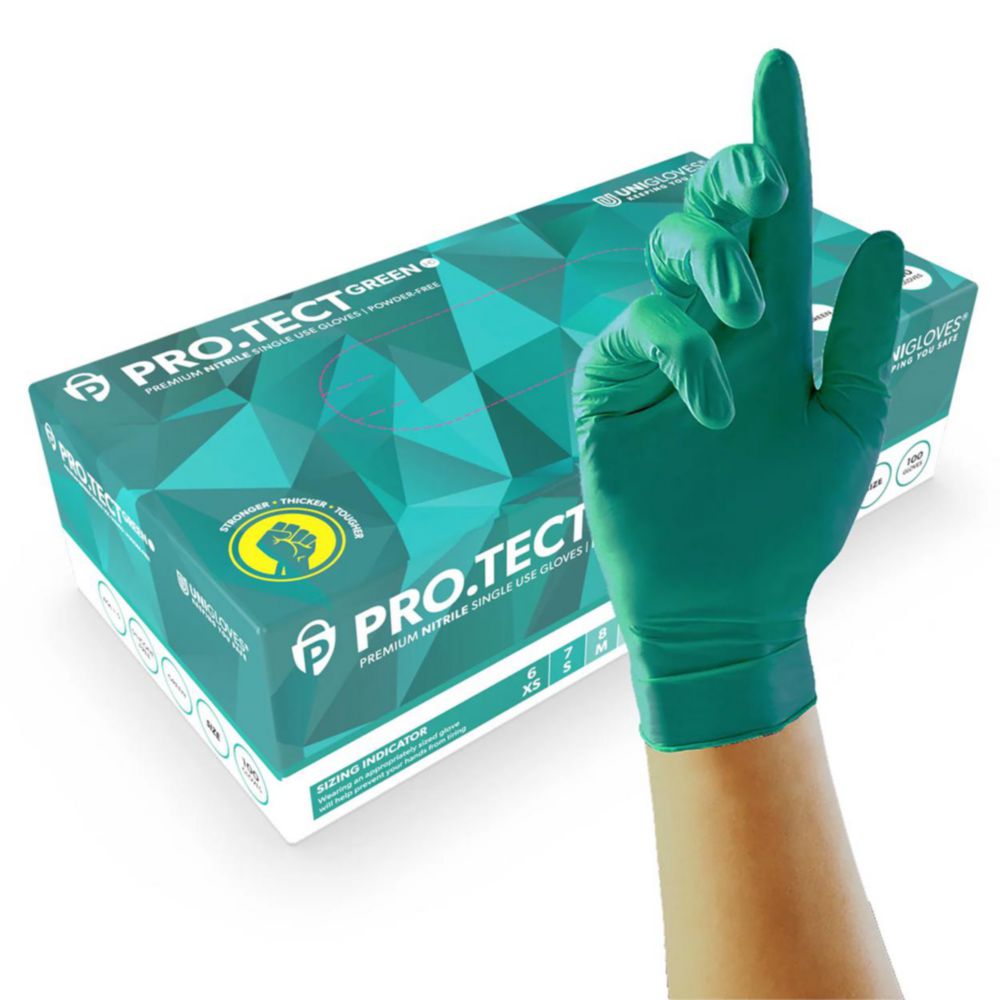 Nitrilhandschuhe PRO.TECT Green HD