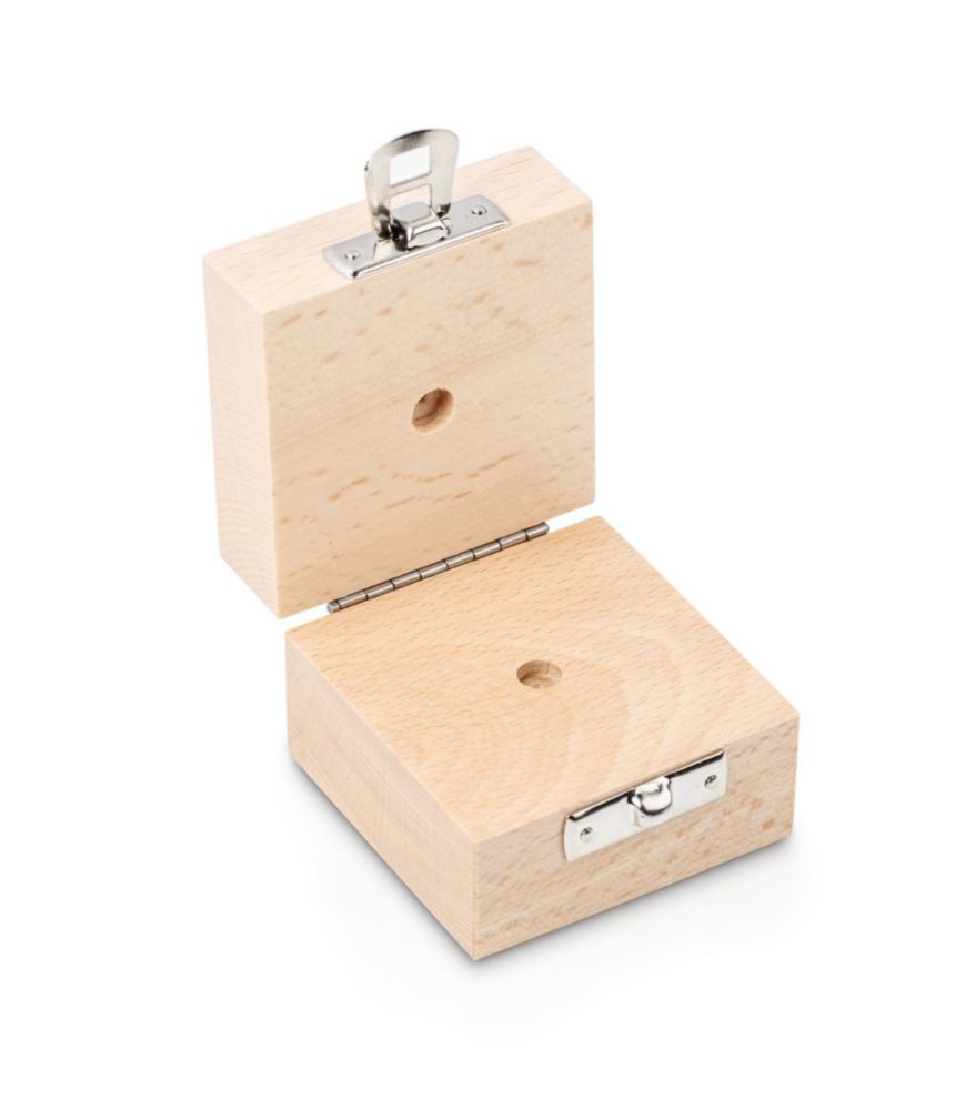 Holz-Etui für 1g Gewicht für F2/M1/M2/M3 für runde Einzelgewichte