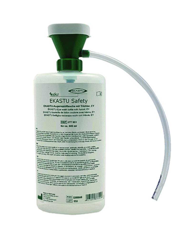 EKASTU-Augenspülflasche mit Trichter, leer (600 ml)