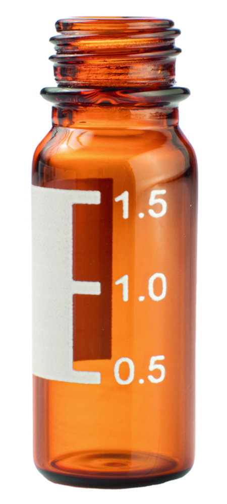 LLG-Gewindeflaschen ND9 (Kurzgewinde), weite Öffnung, SureStop™ | Nennvolumen: 1.5 ml
