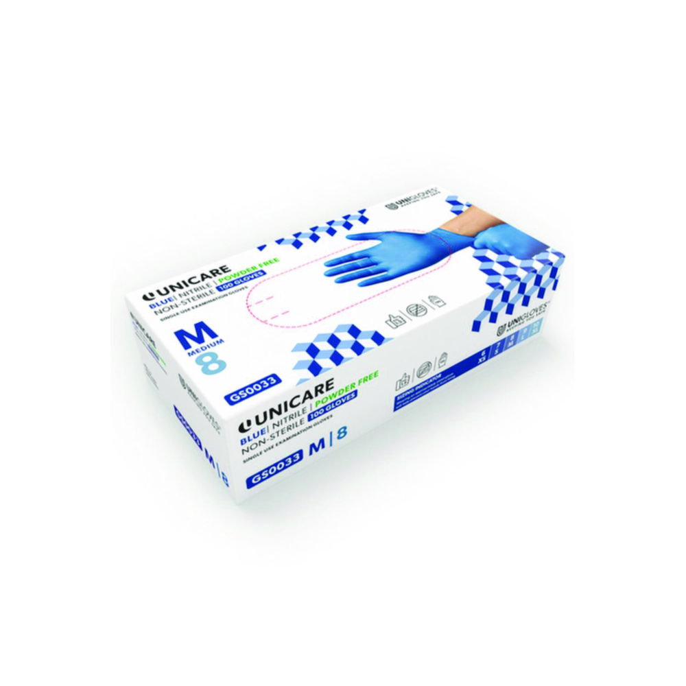 Einmalhandschuhe Unicare Nitril blue 200