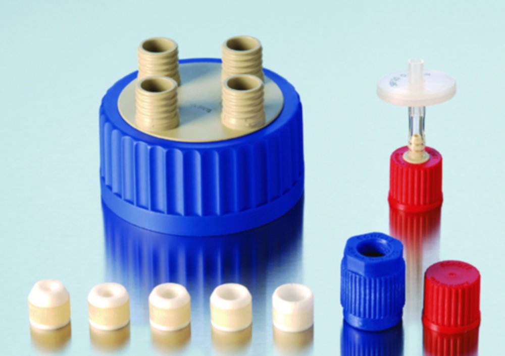 Anschluss-System GLS 80®, Einsatz für Schraubverschluss GL 18, Silikon/PTFE