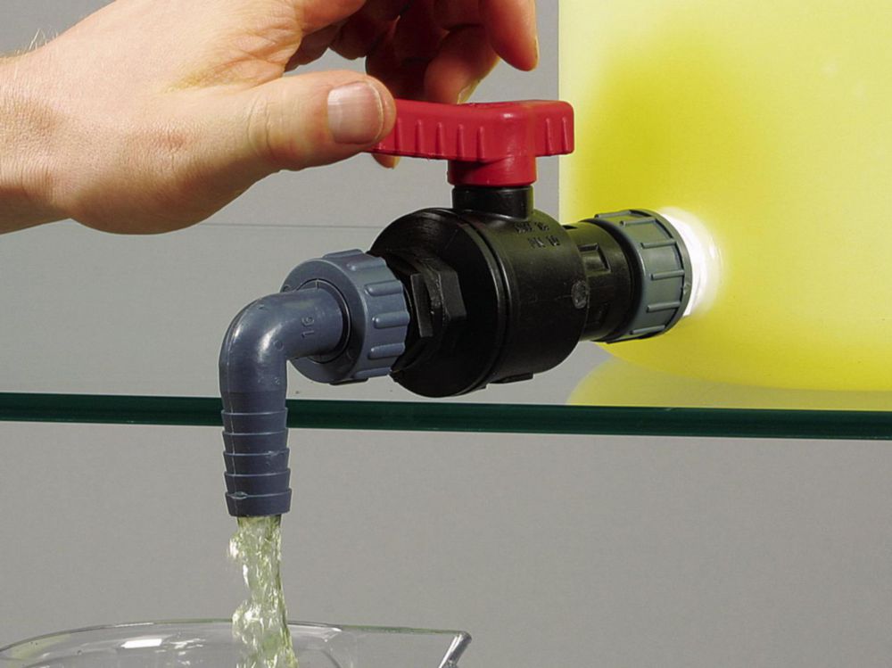 Kugelhahn PP m. Winkel