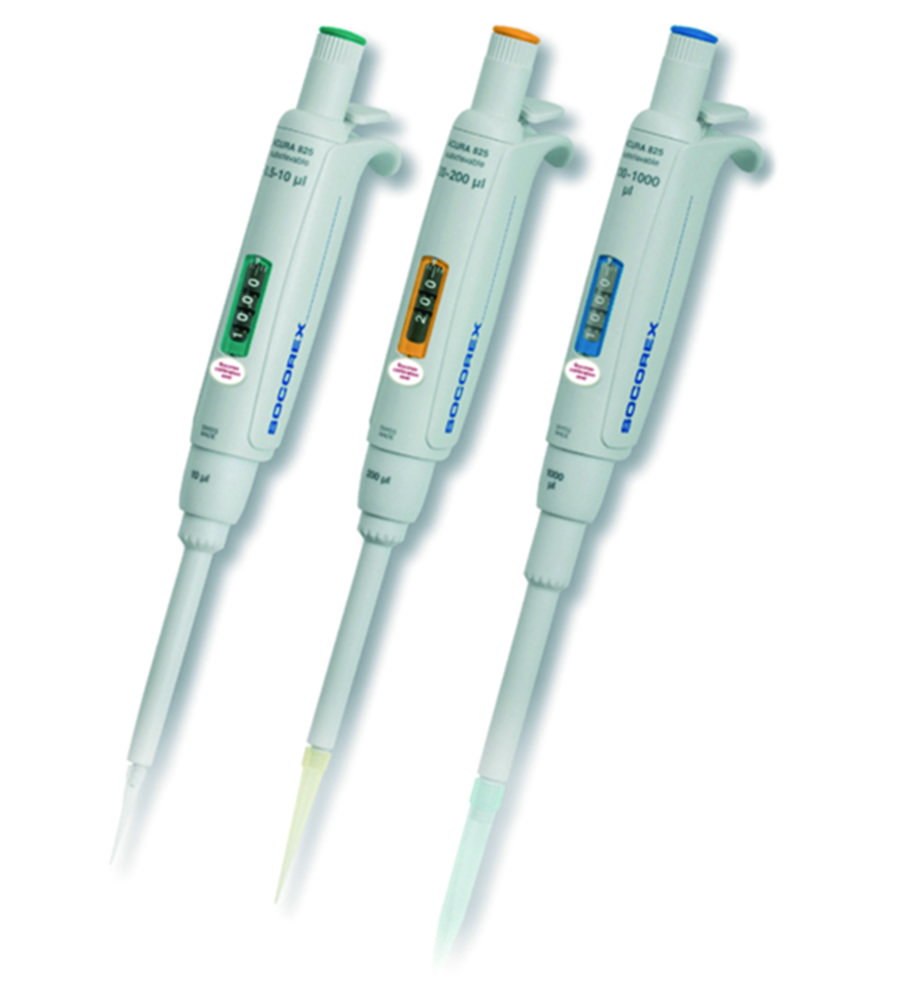 Einkanal-Mikroliterpipetten Acura® manual 825, variabel