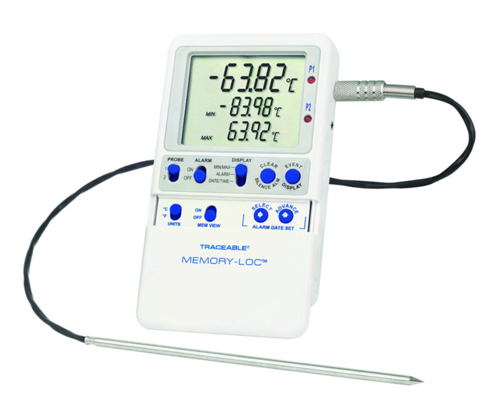 Temperaturdatenlogger Traceable® Memory-Loc™, mit 1 Einstechfühler
