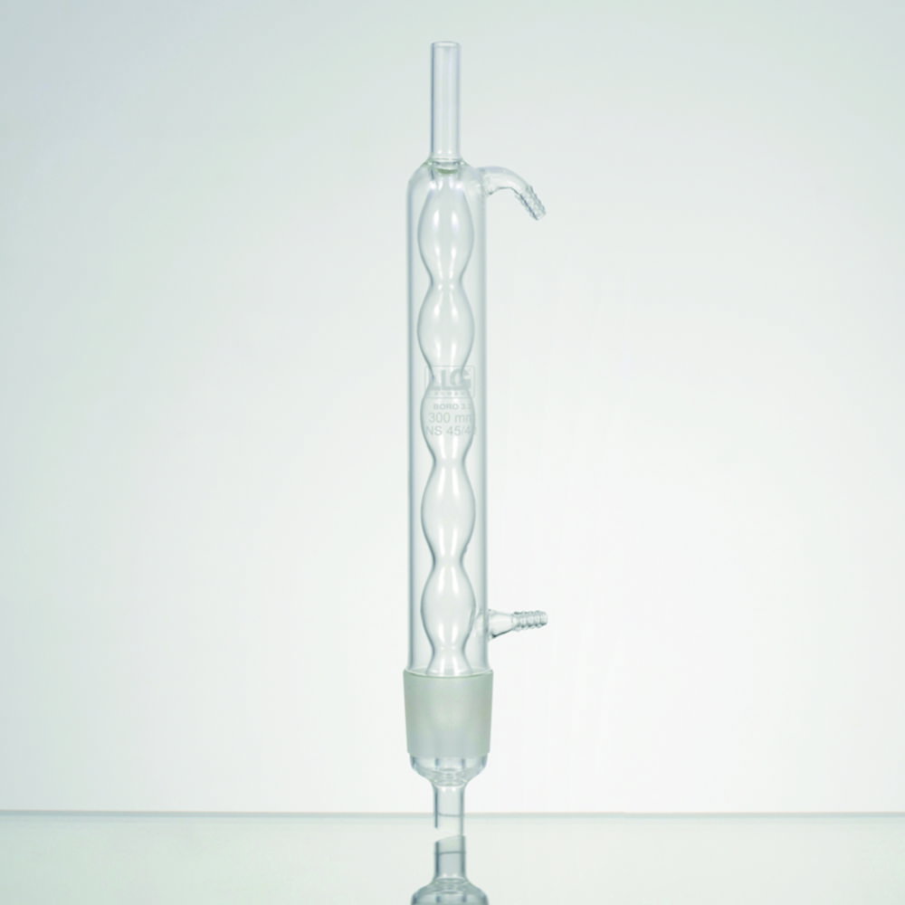 LLG-Kühler nach Allihn, Borosilikatglas 3.3, Glasolive