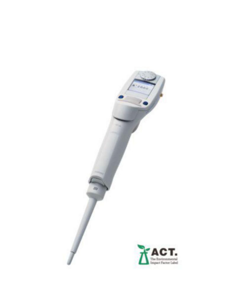 Xplorer® plus 1-Kanal-Pipette variabel, 1-20 µL, hellgrau *** Kennzeichnungspflichtig UN 3481 ***