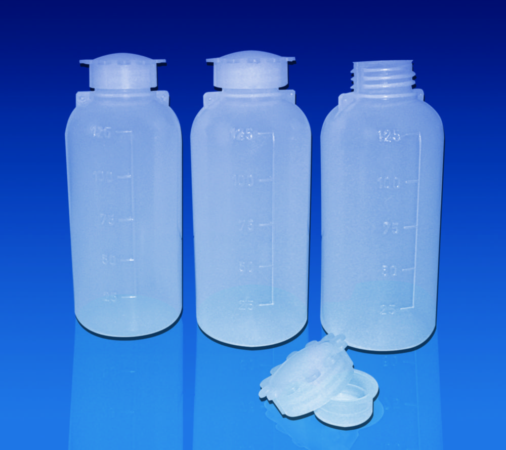 Enghalsflaschen, PE, graduiert