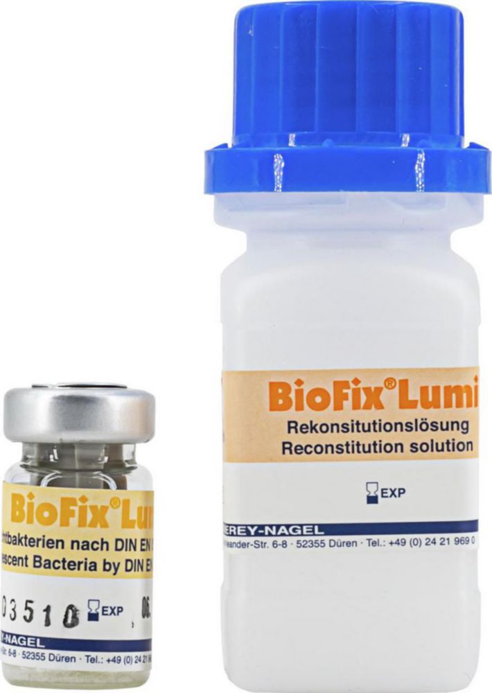 BioFix Lumi Leuchtbakterien DIN EN ISO 11348-3 -spezialverpackt in Kühlbeuteln Packung à 10x1 ml, gefriergetrocknet