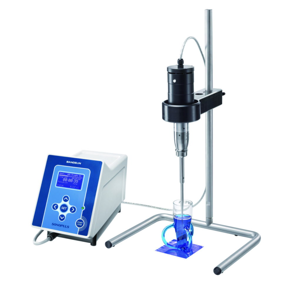 Ultraschall-Homogenisator SONOPULS HD 4100, Set ohne Stativ und Gefäß