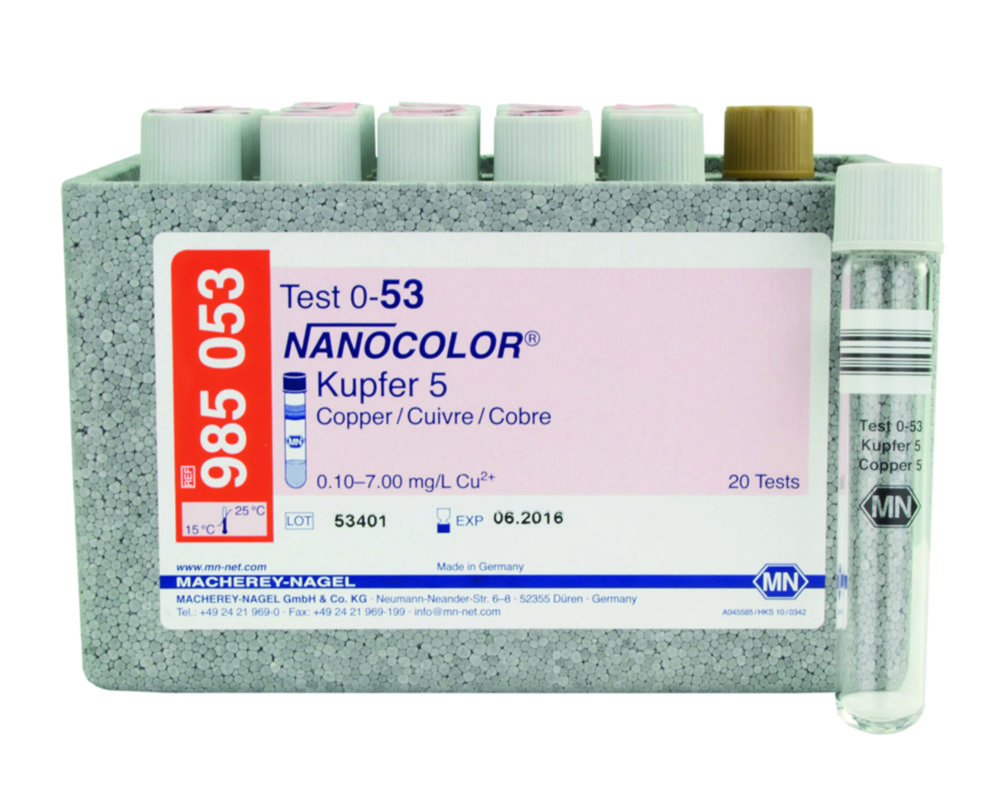 Rundküvettentests NANOCOLOR® Kupfer