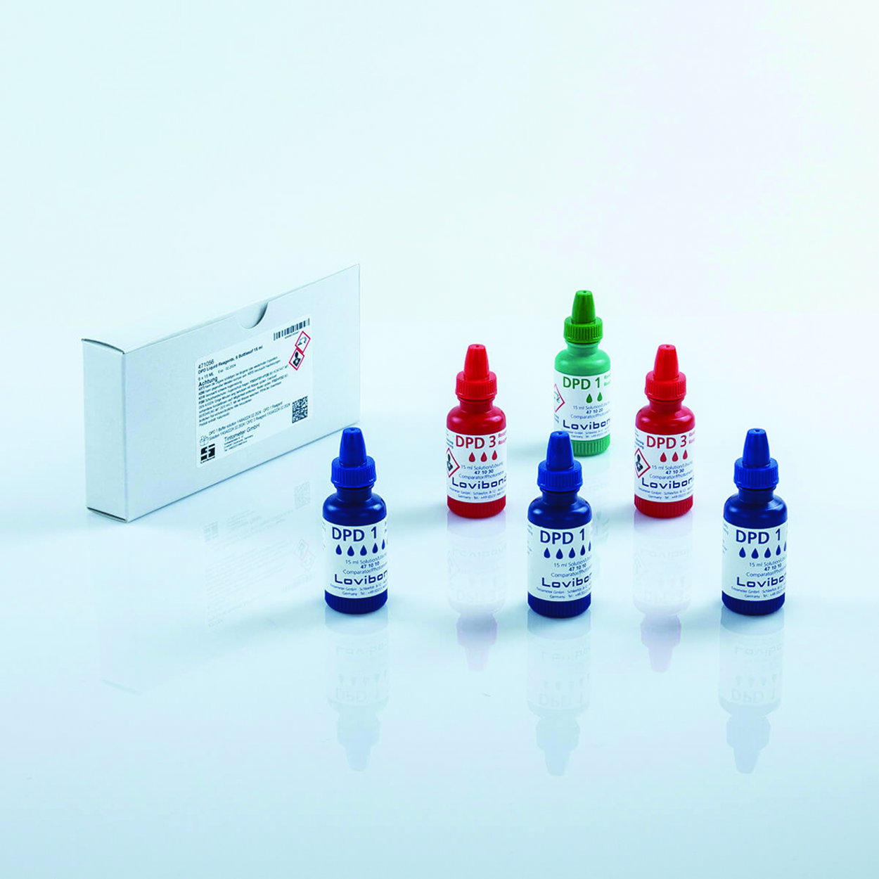Reagenzlösungen für Photometer Lovibond® DPD Set